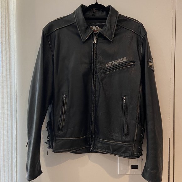 Classic Harley-Davidson Leather Motorcycle Jacket - Picture 2 of 4